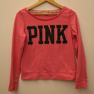 Juniors Victoria's Secret PINK 'Pink' long sleeve